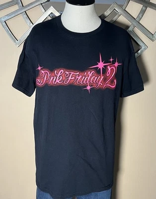 Футболка женская Nicki Minaj Pink Friday 2 двусторонняя графическая большой официальный товар - Изображение 1 из 4