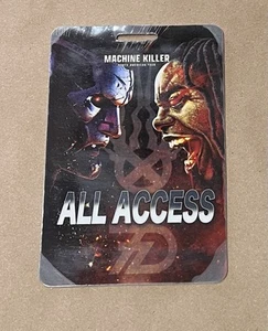 STATIC-X Machine Killer 2024 Tour All Access Laminate Pass *Authentic* Sevendust - Picture 1 of 2