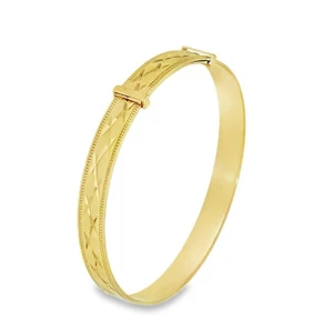 Baby Armreif 9 kt Gelbgold - 15,5 cm - 4,6 g - Bild 1 von 5