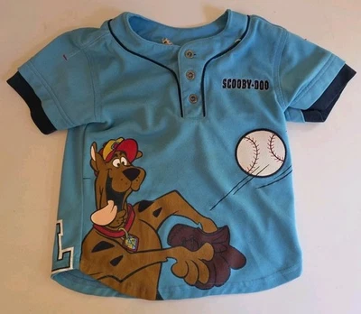 Camiseta deportiva de béisbol de colección Scooby Doo juvenil talla 6 Cartoon Network Foto 1 de 3