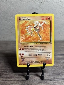 Hitmonlee 22/62 Fossil Regular Rare-Vintage-Pokemon TCG-Fast Shipping-LP/NM!! - Picture 1 of 8