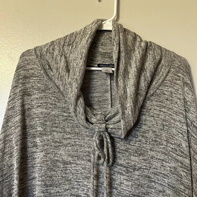 Olivia Blu Activewear Women’s Cowl Neck Pullover Ruched Sweatshirt Size 2X - Image 1 of 4
