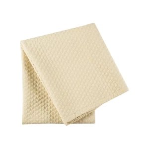 Hounds Tooth Flax Cotton Quilted 50" x 60" Throw Blanket - Picture 1 of 1