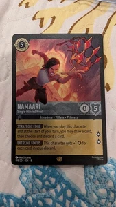 Namaari - Single-Minded Rival 198/204 Reign of Jafar Cold Foil Near Mint  - Picture 1 of 2