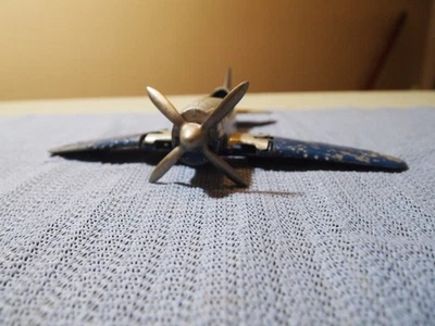 HUBLEY  WW2 fighter plane vintage Kiddie Toy Made in Lancaster PA, good colors - Image 1 of 4