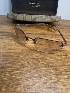 Coach Julia S313 LILAC 58-17-125mm Silver Metal  Frame With CASE *CLEAN - Picture 1 of 10