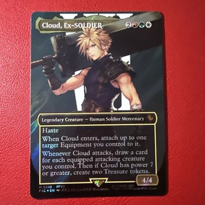 Magic the Gathering - Cloud, Ex-SOLDIER - Final Fantasy - NM/LP - MTG - SURGE - Picture 1 of 2