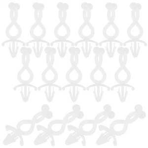 100 Pcs Clip -Kabelclip Kleine Kabelklemmen Befestigungselemente Für - Afbeelding 1 van 12