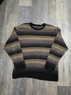 Geoffrey Beene Men's Size Large Sweater Black,Brown,Tan - Image 1 of 4