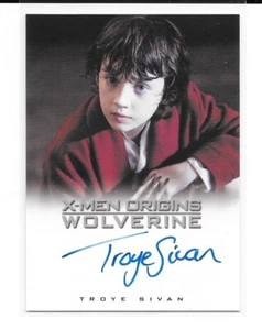 2009 Rittenhouse X-Men Origins Wolverine Troye Sivan Young Logan AUTO SP RARE - Picture 1 of 1
