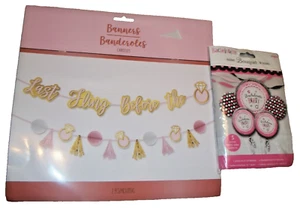 Bachelorette Party Decorations Bundle 2 12ft banners & 5pk Balloons (B72) - Picture 1 of 5