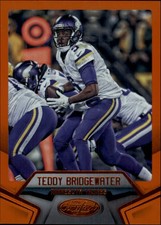 2016 Certified Mirror Orange Vikings Football Card #95 Teddy Bridgewater /225 