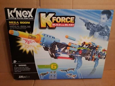 K'NEX K-FORCE MEGA BOOM BLASTER RIFLE PISTOLA FUNCIONANDO CONJUNTO DE CONSTRUCCIÓN RARO ¡NUEVO! Foto 1 de 4