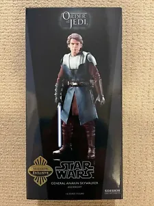 SIDESHOW STAR WARS GENERAL ANAKIN SKYWALKER EXCLUSIVE 12" 1/6 CLONE WARS NEW - Picture 1 of 5