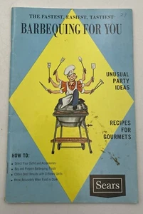 Sears Barbecuing For You Barbecue Owners Manual Recipe Book Grills 1967 - Picture 1 of 16