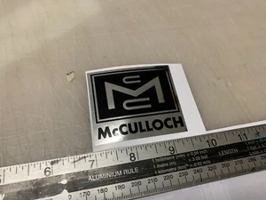 Calcomanía de funda McCulloch Kart cMc cMc en cromo - Imagen 1 de 1