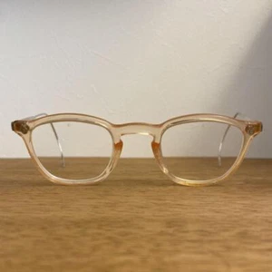 American Optical AO Clear Yellow Eyeglasses 46□24 - Picture 1 of 8