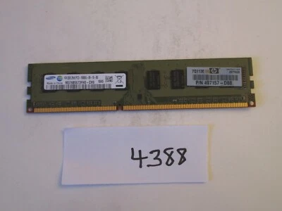 Samsung M378B5673FH0-CH9 2Gb PC3-10600 1333Mhz DDR3 Desktop Memory RAM (4388) - Image 1 of 2