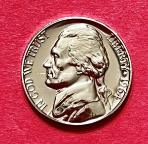 1964 Jefferson Nickel BRILLIANT GEM PROOF - Picture 1 of 2