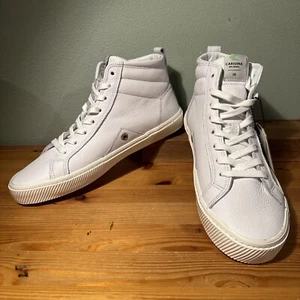 Cariuma Catiba High Premium Leather Sneaker Men’s 11 Off White NEW! $159! - Picture 1 of 10