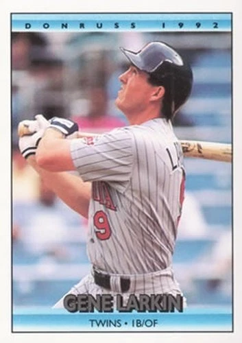 #496 Gene Larkin - Minnesota Twins - 1992 Donruss Baseball - Image 1 of 1