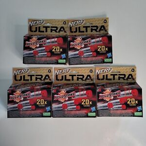 NERF AccuStrike Ultra 20-Dart Refill Packs ×5  Total 100 Darts Sealed