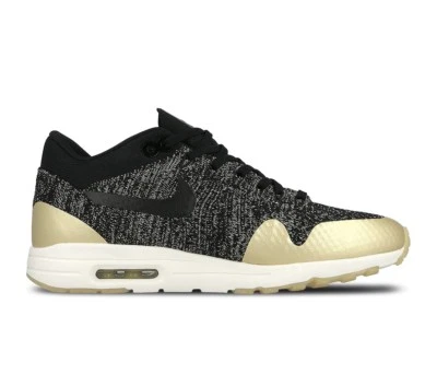 Nike Wmns Air Max 1 Ultra 2.0 Flyknit Metallic schwarz 881195-001 Größe 4,5 UK - Bild 1 von 4