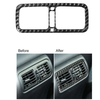 For Infiniti G37 Sedan 2010-13 Carbon Fiber Rear Air Condition Vent Cover Trim  - Image 1 of 4