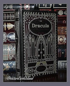 NEW Dracula Horror Classics Bram Stoker  Leather Bound Sealed Collectible Gift - Bild 1 von 7