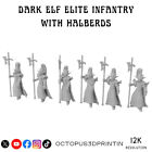 Dark Elf Elite Infantry : 3D Printed: 32Mm (Scaleable)