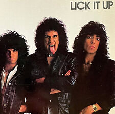 Vtg 1983 KISS Album LICK IT UP Record 1ST PRESSING w Inner OG VINYL is NEAR MINT