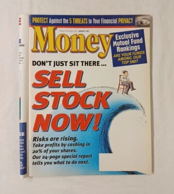 Money Magazine August 1997 Sell Stock Now Mutual Fund Rankings Foto 1 de 4