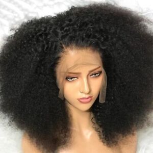 Kinky Curly Wig 13x4 Lace Front Wig Glueless Human Hair Wigs Pre Plucked Remy