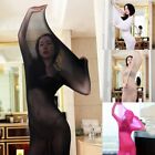 Women Bodystockings Sexy Lingerie Sleeping Bag Solid Color Transparent