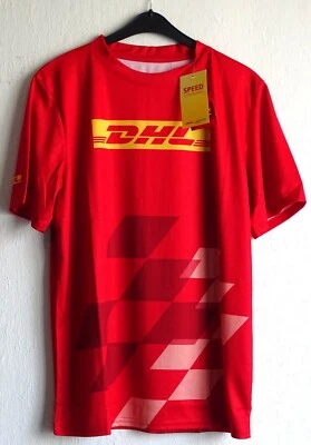 Formula 1 F1 DHL Maglia Logistica Ufficiale Poliestere T-Shirt Uomo EU Taglia XL - Immagine 1 di 4