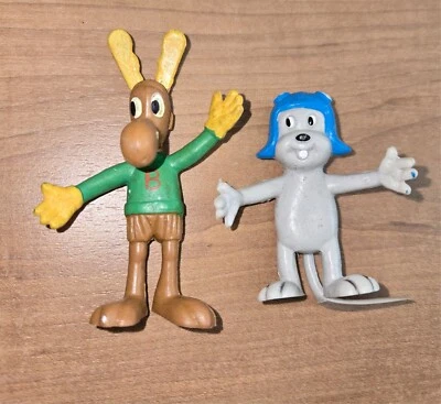 Jesco Vintage 1985 Rocky & Bullwinkle Rocky Squirrel Bendy. 1ª edición. RARO Foto 1 de 4