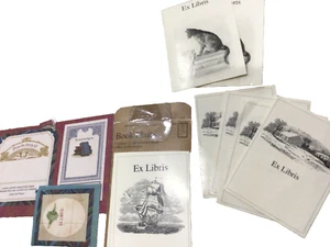 BOOK Plates. Ex Libris. - 13 Sailing ship 10 assorted. Cat. Winter home - Picture 1 of 4