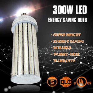 300W LED Garage High Bay Light, E39 Large Base LED Corn Bulb Lamp 5000K Daylight - Picture 1 of 11