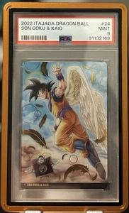 PSA 10 Dragon Ball Japanese Itajaga Plastic Card Son Goku & Kaio Secret Engel - Picture 1 of 1