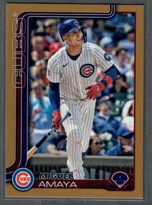 2025 Topps Serie 2 Miguel Amaya Oro #/2025 Cubs SP - Imagen 1 de 2
