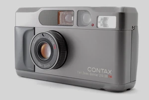 ALL Works 【MINT】 Contax T2 D Titan Black Point & Shoot 35mm Film camera JAPAN - Picture 1 of 14