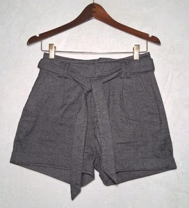 Bonobos Women's Charlie's Dress Shorts Belted Size 36 Black Beauty Cotton Blend - Picture 1 of 8