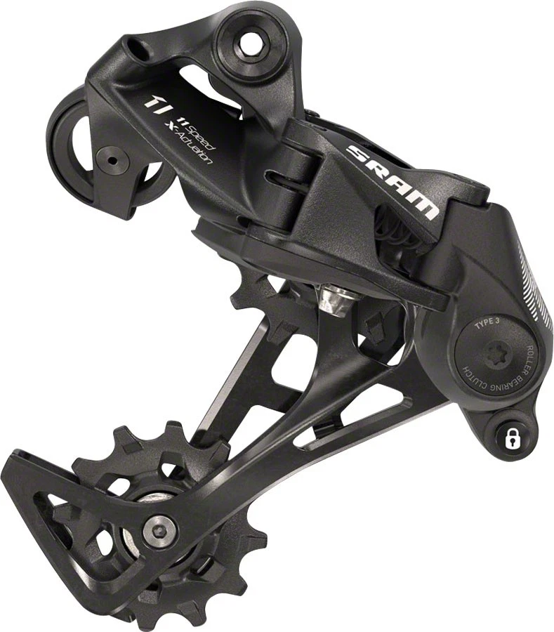 SRAM NX 11-Speed Long Cage Rear Derailleur - Black, 1x MTB, X-Horizon Geometry - Image 1 of 1