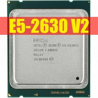 Intel Xeon E5-2630 V2 2.60 GHz SR1AM 6 Cores 12 Threads LGA2011 CPU Processor - Image 1 of 4