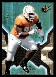 SPx #107 Justin Harrell 2007 novato SP #d/699! PACKERS de novato - Imagen 1 de 2