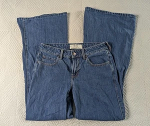 Women's Hollister Low-Rise Baggy Flare Jeans size 6 Long Tall W28 - Picture 1 of 7