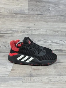 adidas Pro Bounce 2019 Low Black Scarlet Mens Size 7.5 Shoes Sneakers - Picture 1 of 13