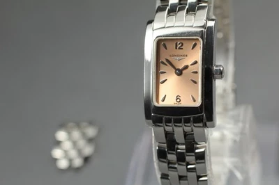 [Exc+5] LONGINES Dolce Vita L5.158.4 Pink Dial Quartz 16mm Women's Swiss Watch - image 1 of 4
