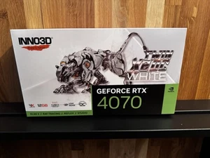 Inno3D GeForce RTX 4070 Twin X2 White – 12GB GDDR6X | Top-Zustand - Bild 1 von 5