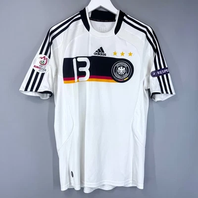 CAMISA DE FUTEBOL ALEMANHA DEUTSCHLAND 2008 2009 CASA ADIDAS #13 BALLACK - Imagem 1 de 4